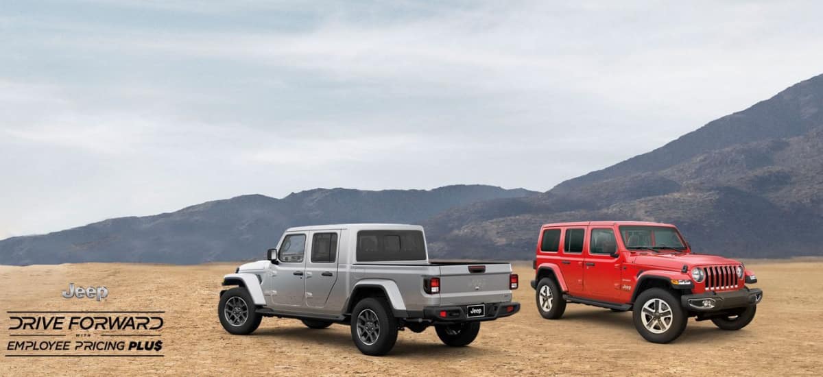 Jeep Wrangler and Gladiator Offer Employee Pricing for the First Time