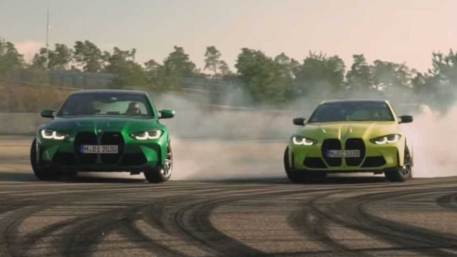 BMW's definitive drift test shows the new M3, M4 going sideways