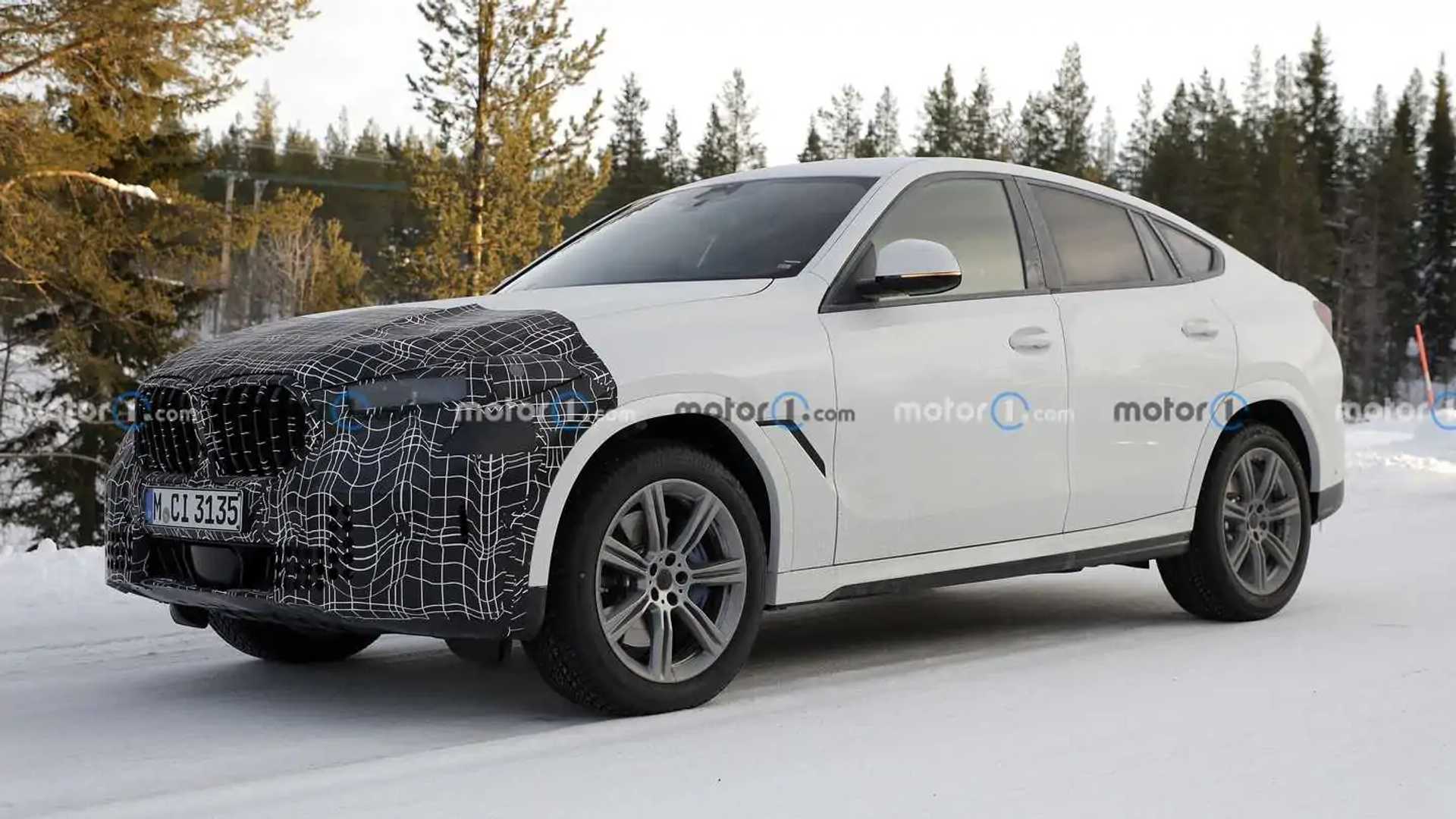 Facelift for BMW X6: Small Changes in a Snowy Wonderland