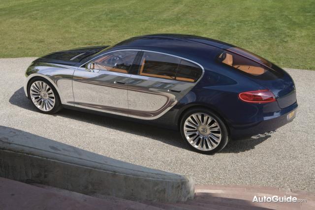 Four-Door Bugatti Super Sedan Possibly Spotted Under Wraps