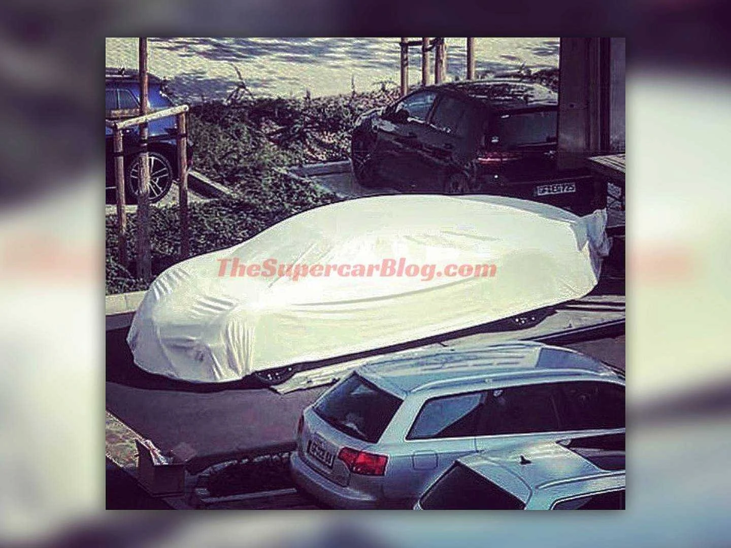 Four-Door Bugatti Super Sedan Possibly Spotted Under Wraps