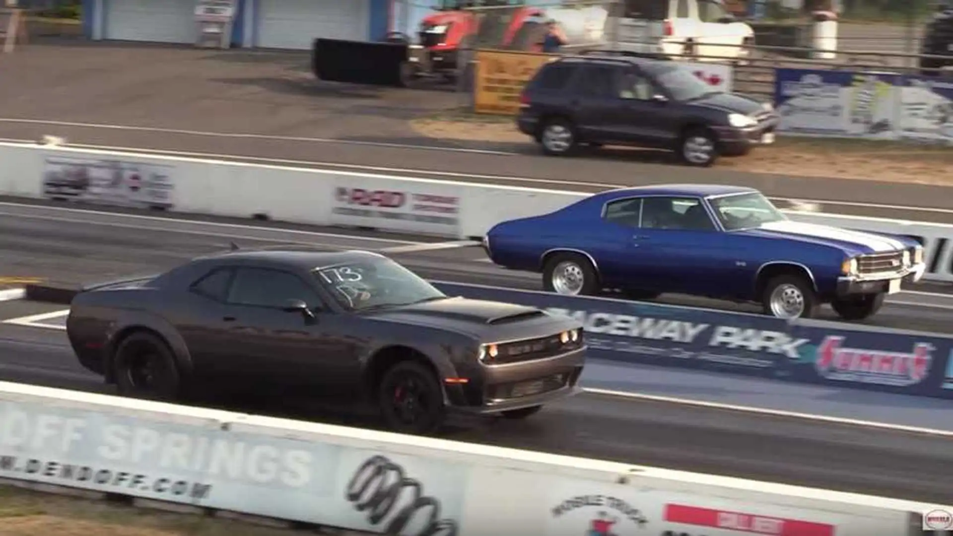 Drag Strip: Watch Dodge Demon Fight Chevy Cheekelle