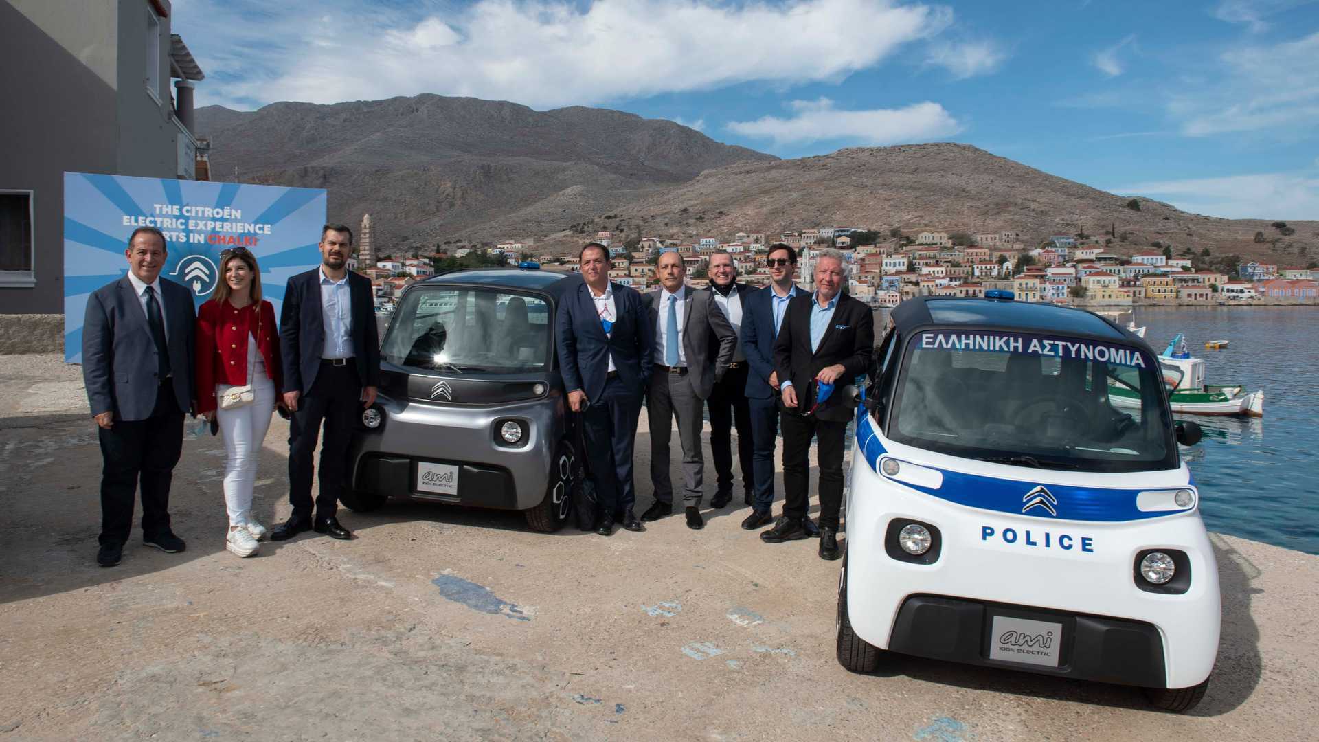 Citroen Ami Ev Gears Up for Police Duty on Tiny Greek Island