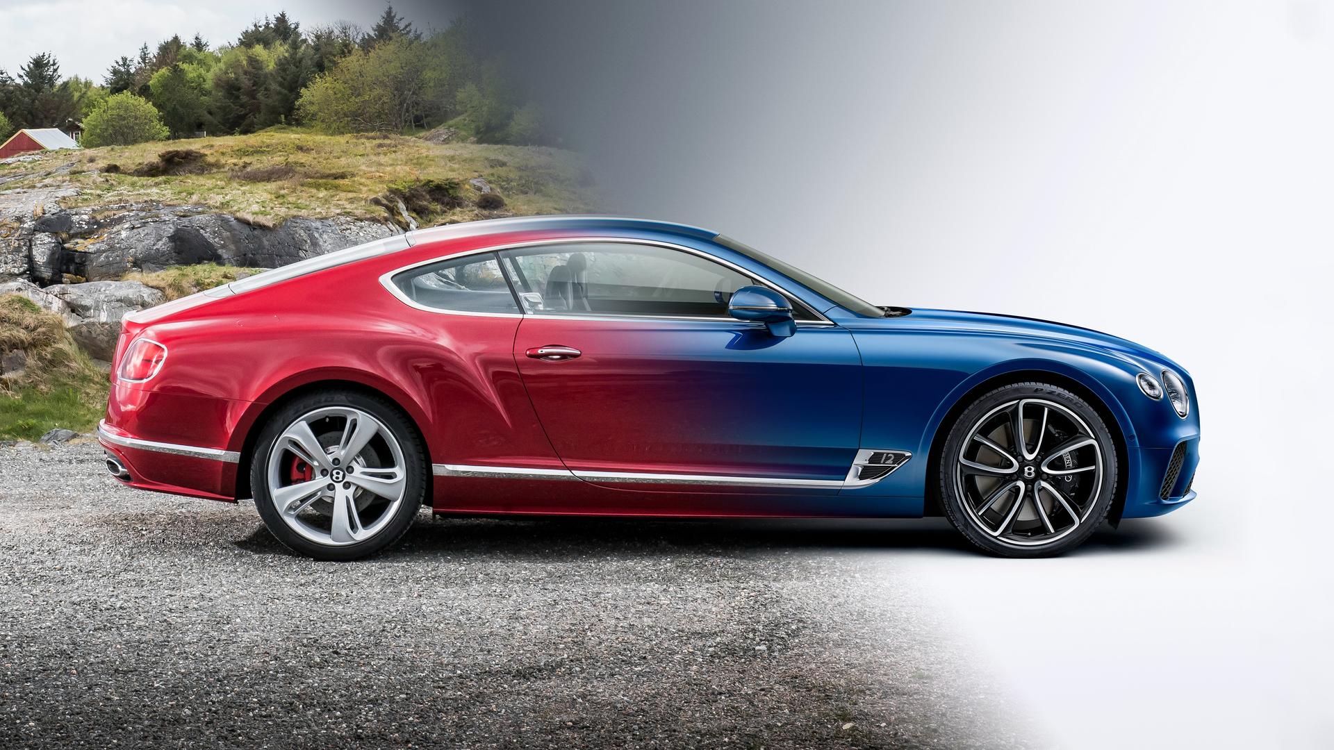 2018 Bentley Continental GT looks lean and mean