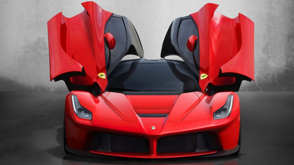 LaFerrari Spider displayed during private event