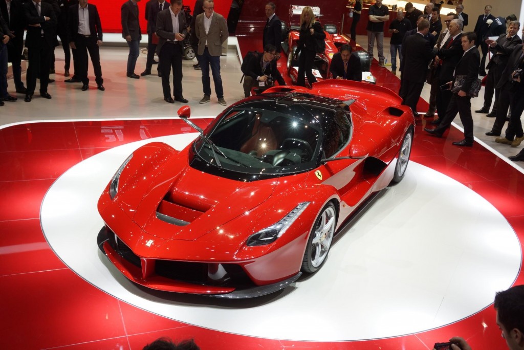 LaFerrari Spider displayed during private event