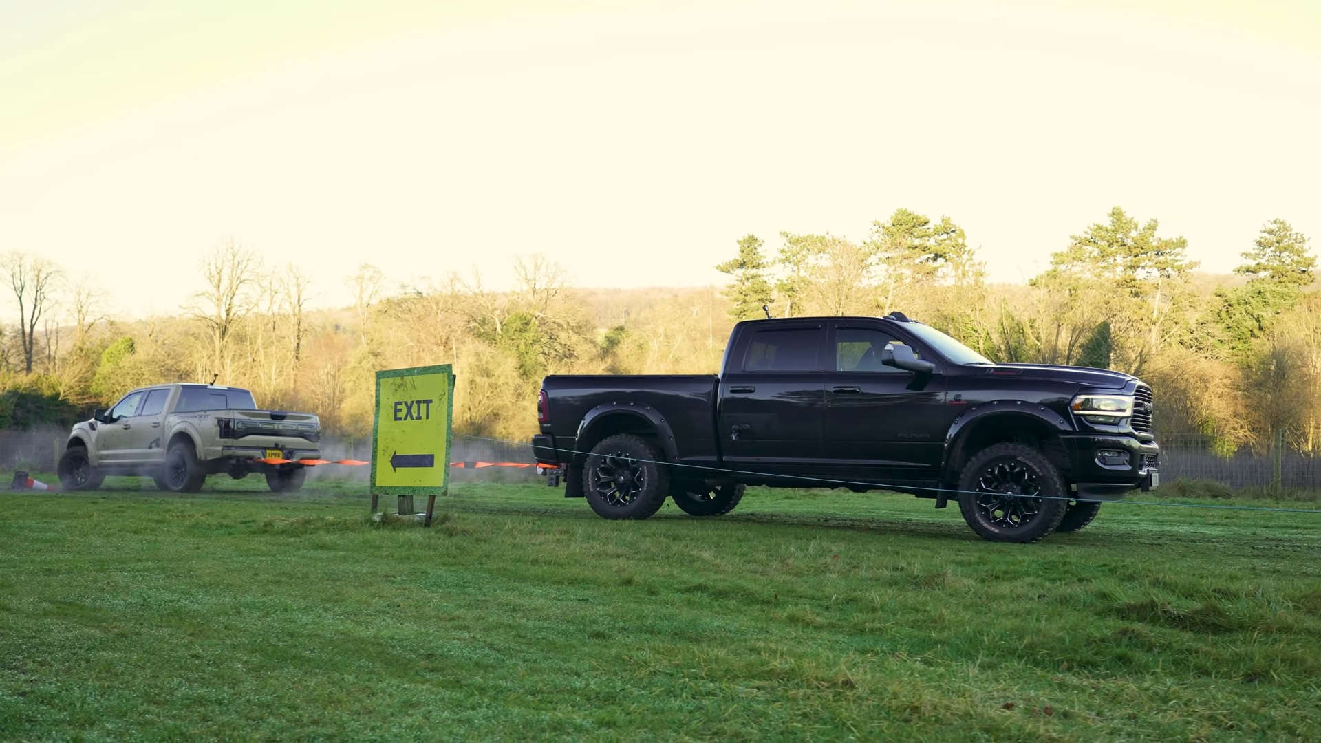 Ford F-150, Chevy silverado, Ram 3500flex Some Muscle In The Tug Of War