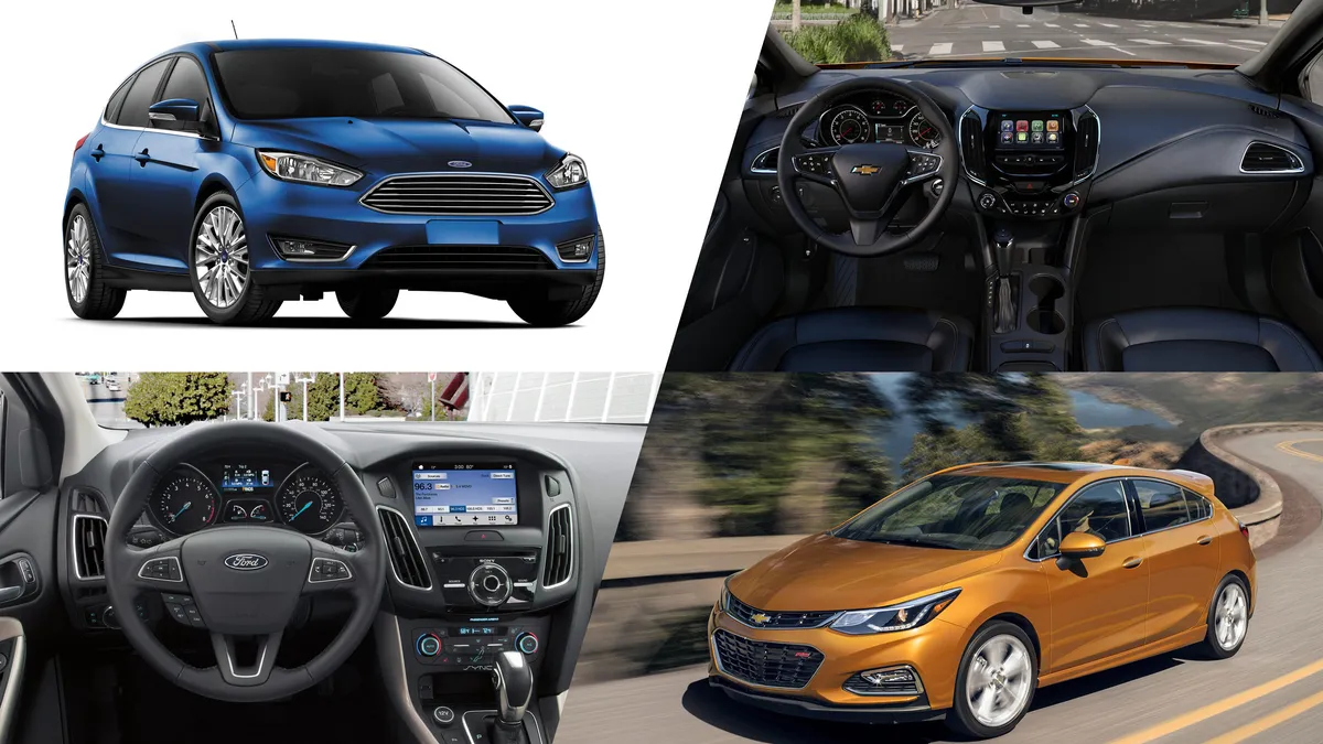 Report: Chevy Cruze and Ford Focus owners switching to other brands