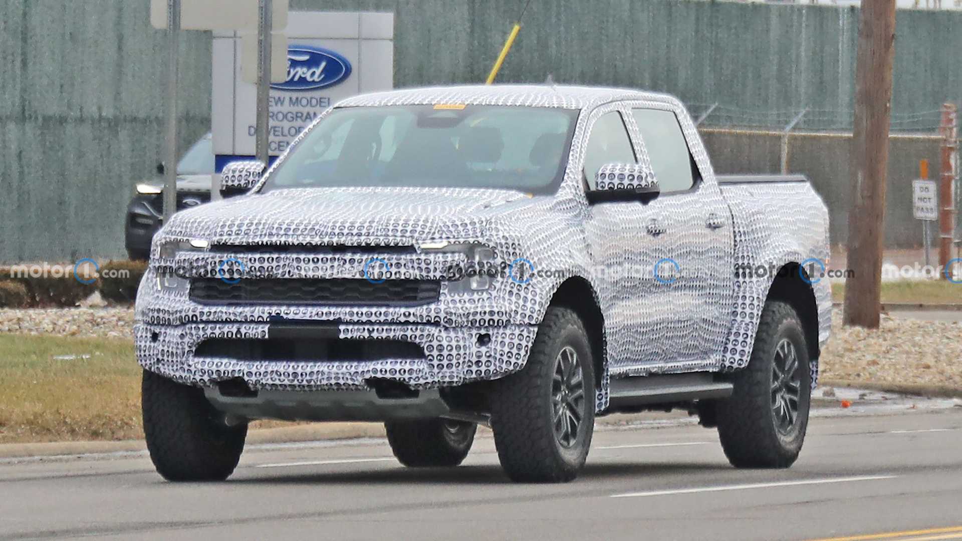 Ford Ranger Raptor Found On The Street with Bronco Raptor Near Behind