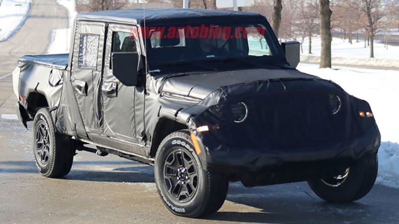 Jeep Wrangler-Based Pickup Manufacturing Starting in April 2019