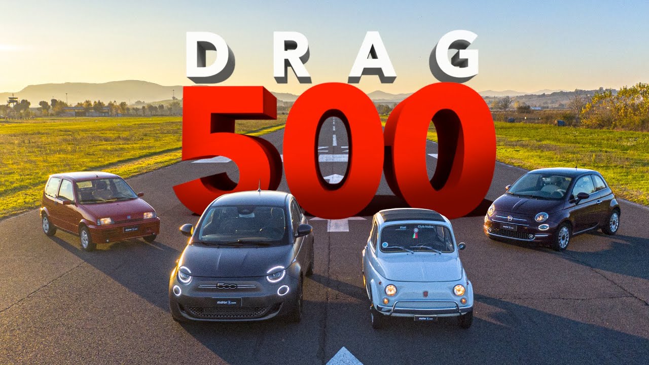 We Drag Race All Generations Of The Fiat 500