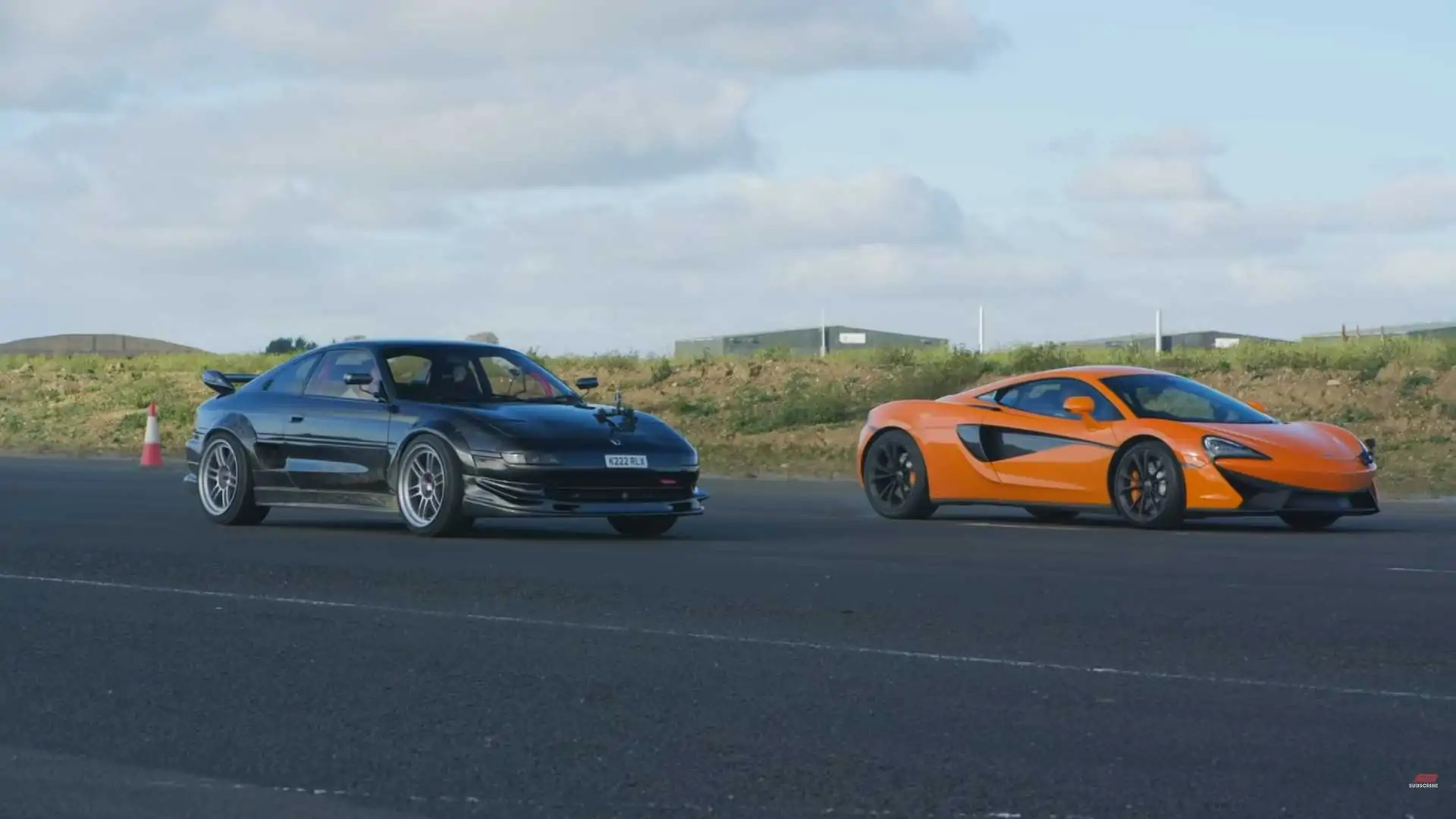 Modified Toyota MR2 Fights McLaren 540C in Mid-Engine Drag Race