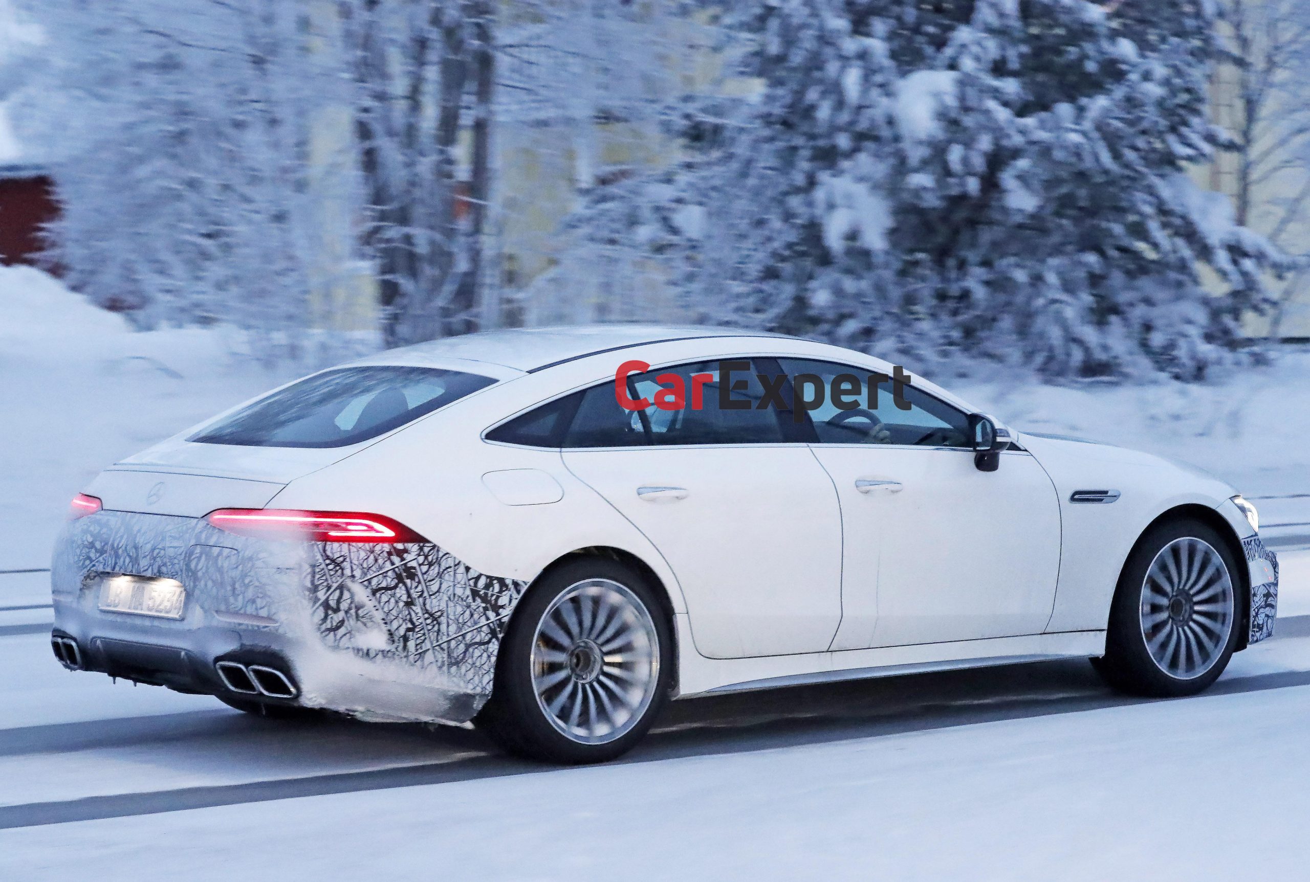 Mercedes-AMG GT73e Enjoys The Snow