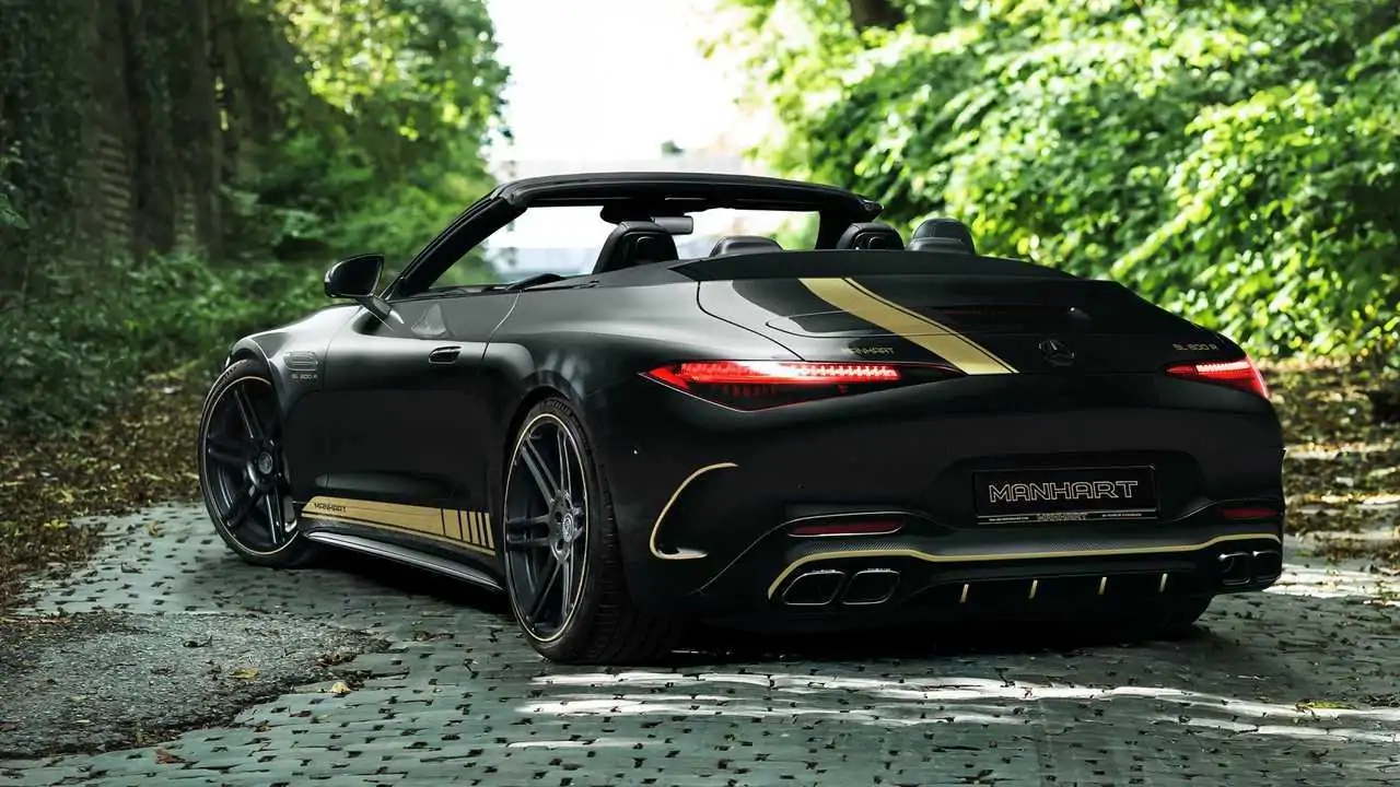 Mercedes-AMG SL Bold in Black with 800-HP Manhart Upgrade