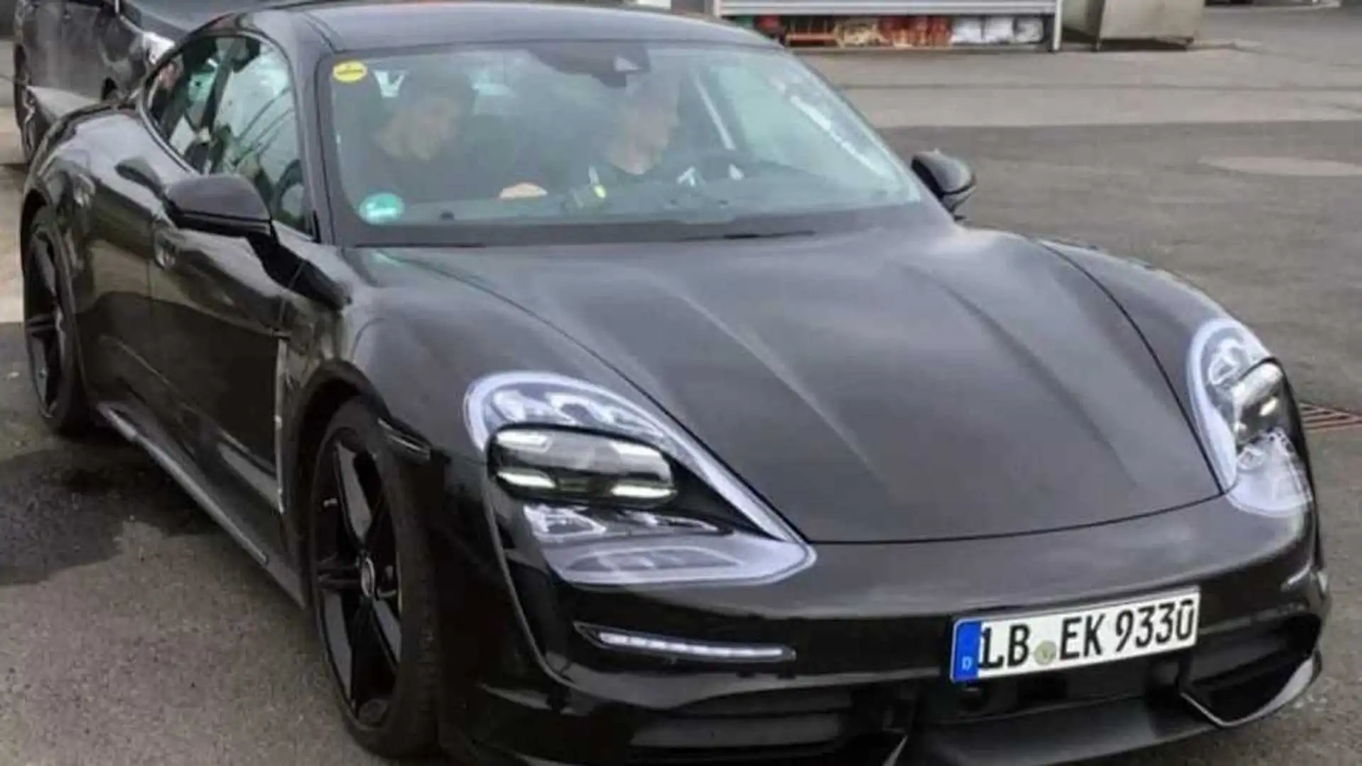 Porsche Taycan Spied Showing Headlight, Taillight Design