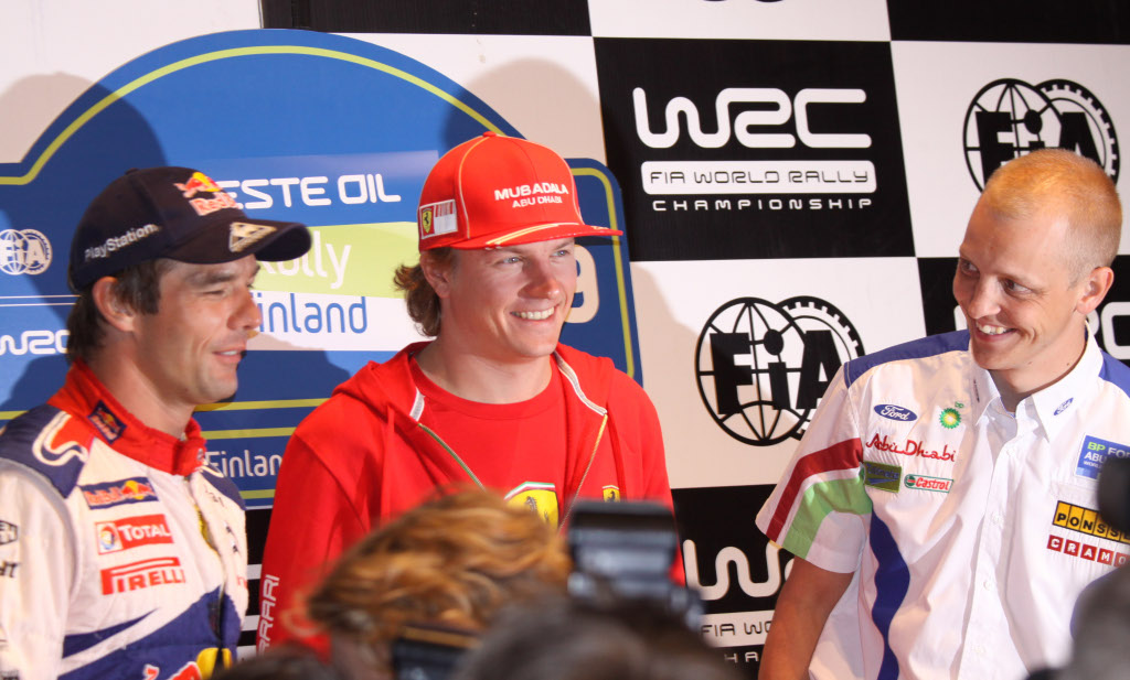 Raikkonen WRC debut is praised by top rally drivers