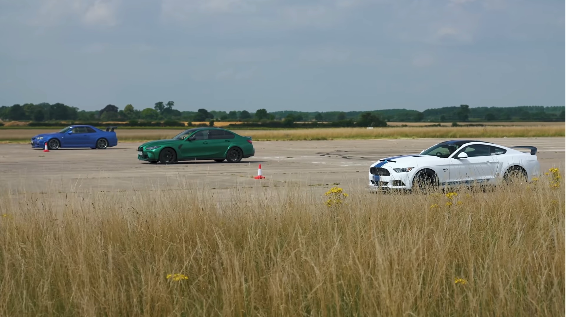 Are Tuned Mustang and R34 GTR Mustang capable of beating stock M3?