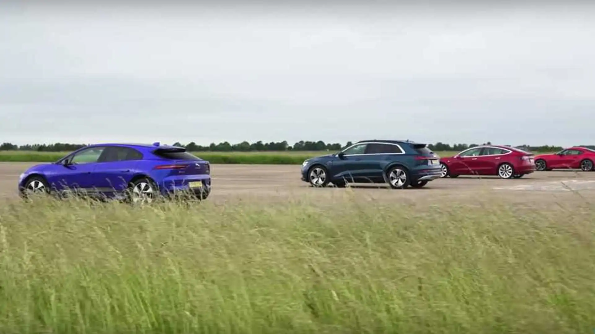 Toyota Supra Drag Races Tesla Model 3 In Gas Vs Electric Duel