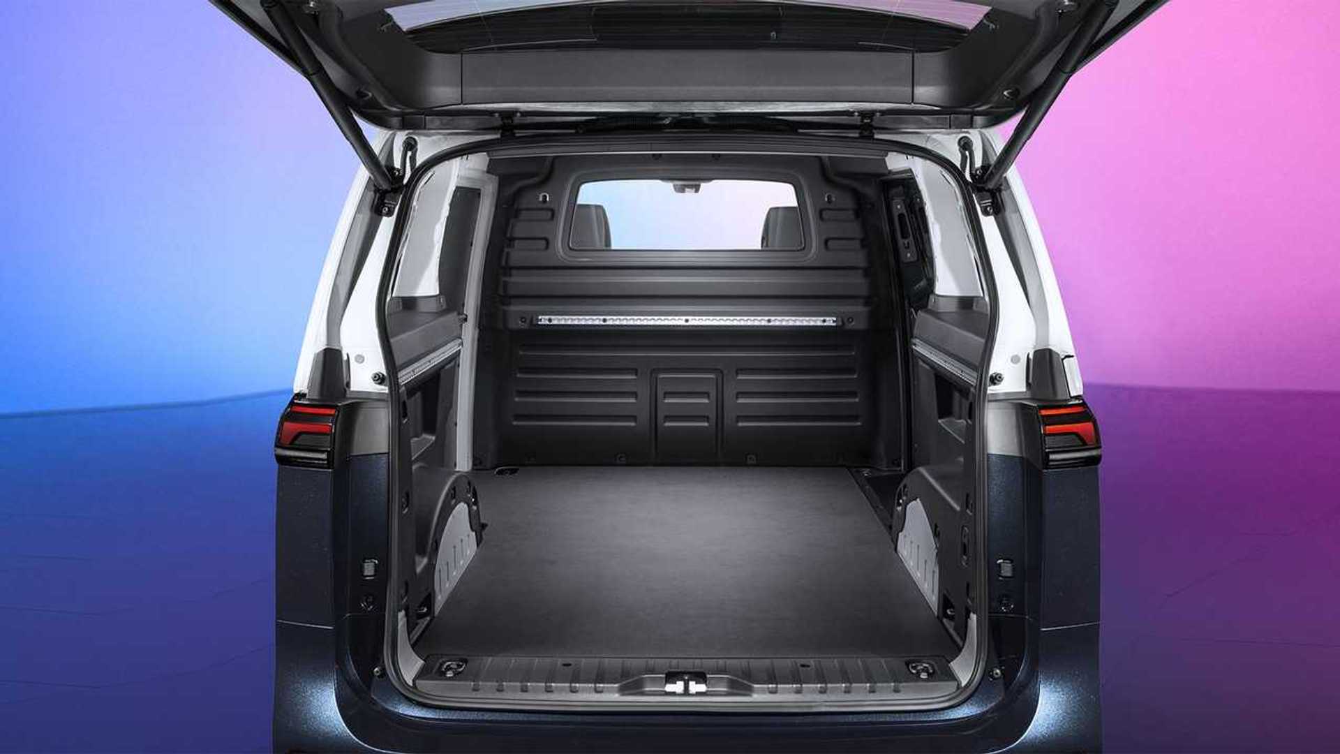 2023 Volkswagen ID. Buzz Cargo Launches with Huge Load Area and Wood Flooring