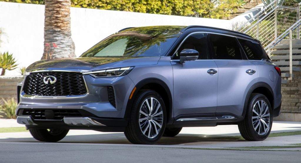 2022 Infiniti QX60 Found Under Heavy Camouflage In Detroit