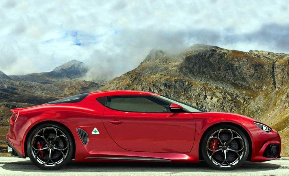 Alfa Romeo 8C could have as much as 800 horses