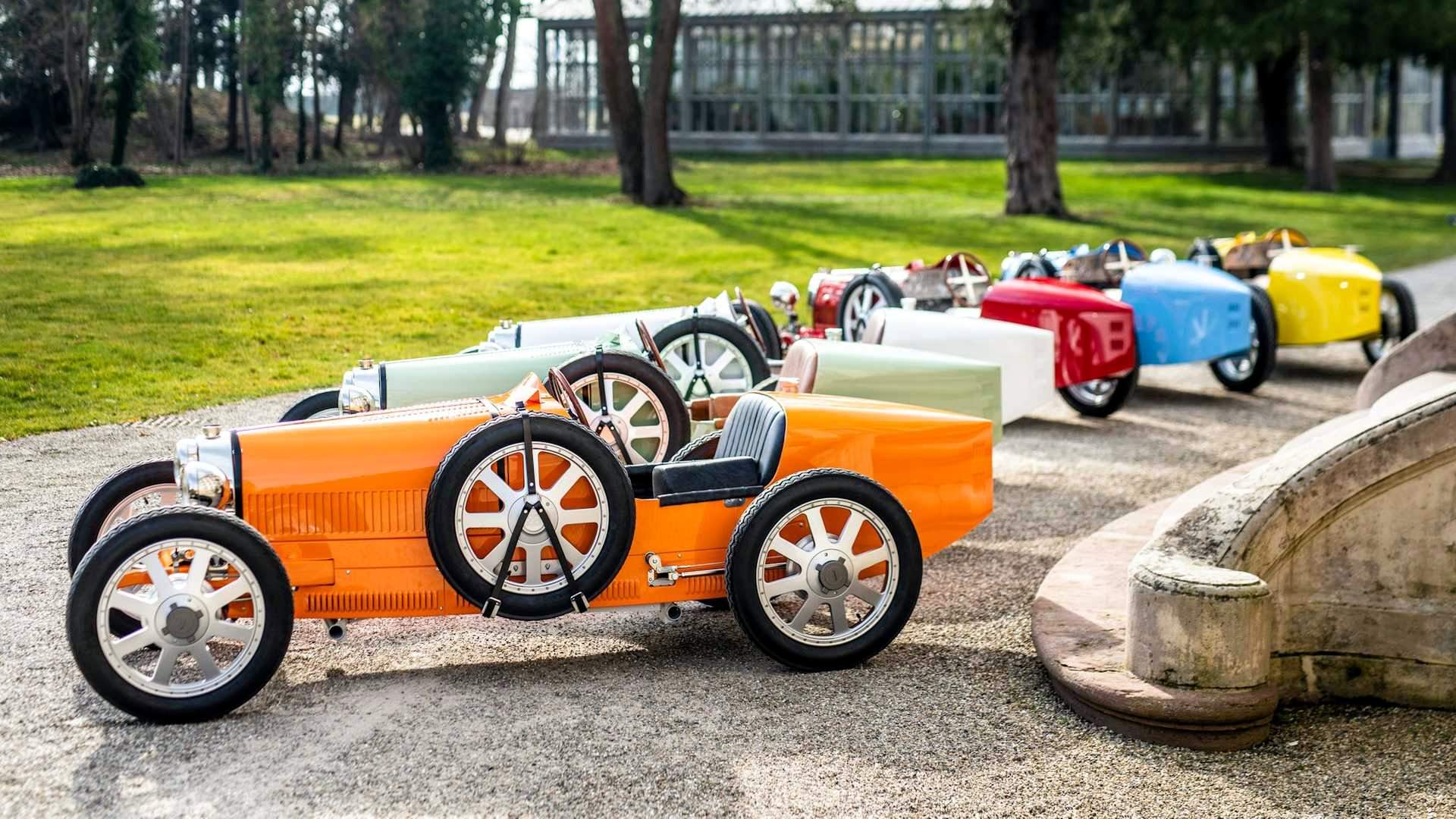 Eight Bugattis bought by a Collector, but only two are full-size models