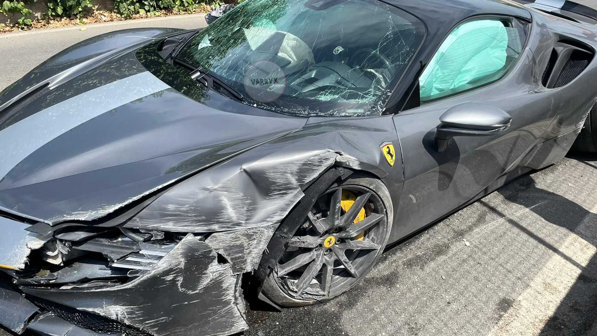 Ferrari SF90 Stradale Assetto Fiorano Crash Is Not Easy On The Eyes