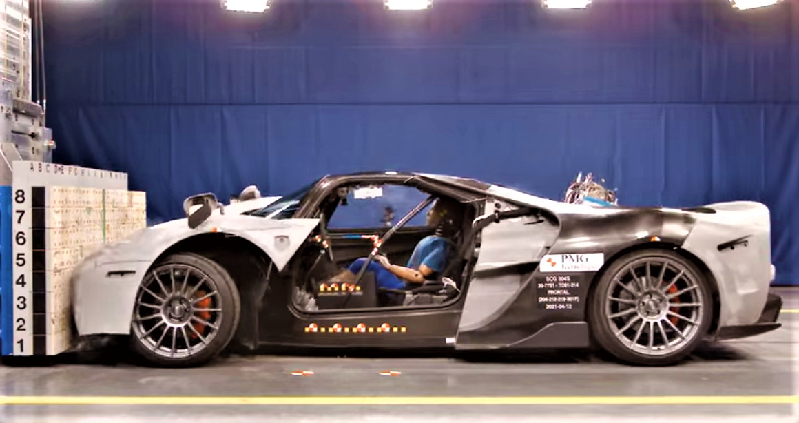 Glickenhaus Crash Tests One of Its Supercars.