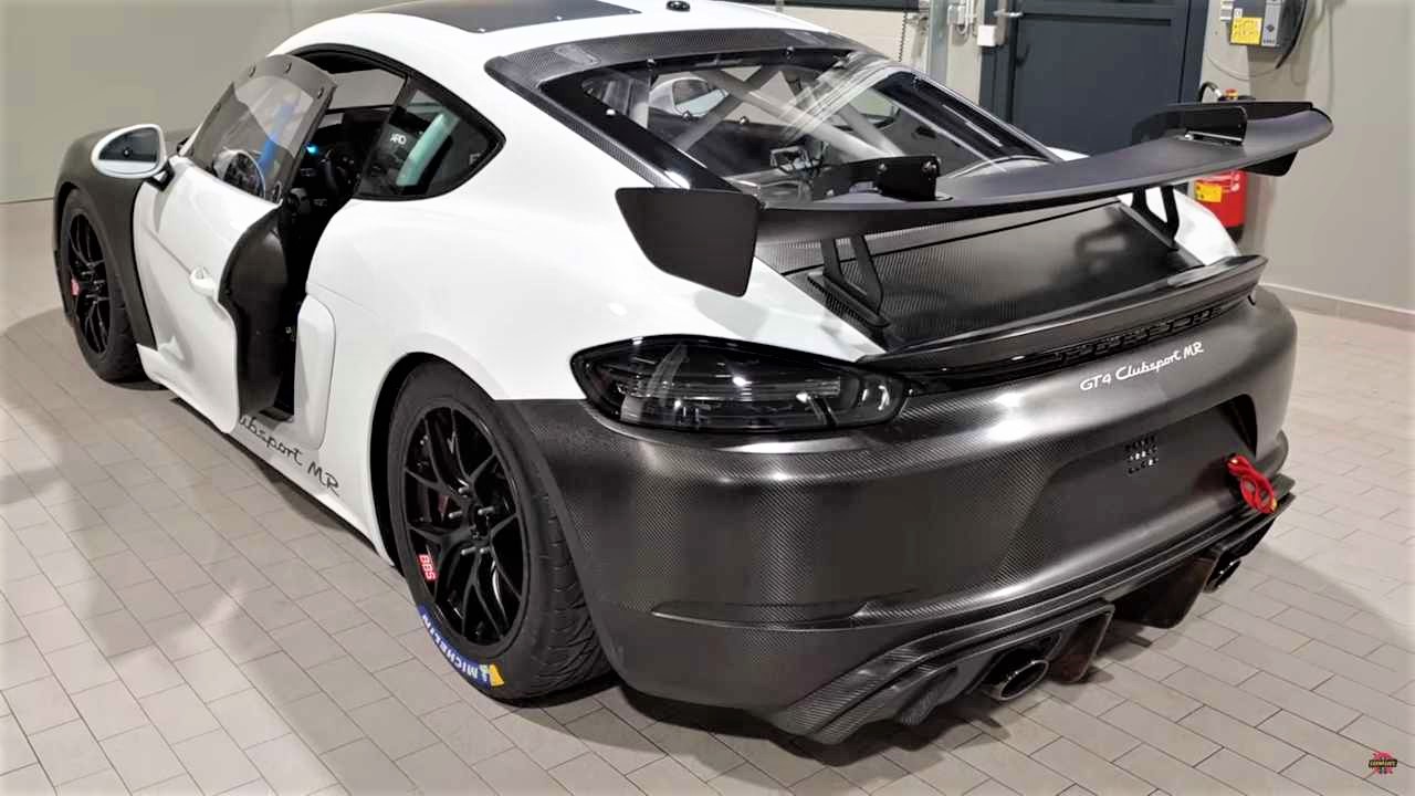 Porsche 718 Cayman GT4 Clubsport MR Is An Extreme Race Car