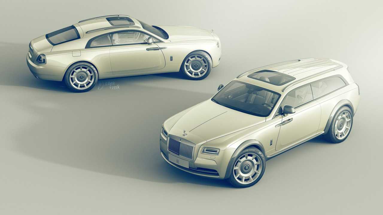 Rolls-Royce Wraith Brake rendering takes place after the Spy Video