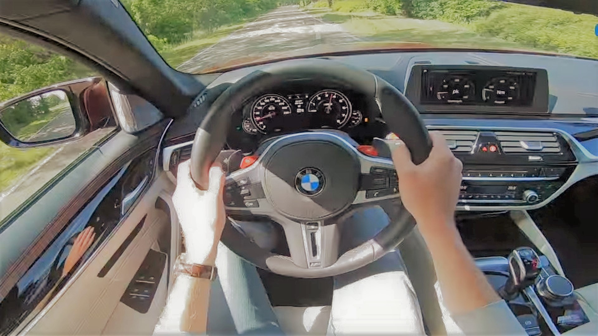 Take a ride in the BMW M5 First Edition and hop inside