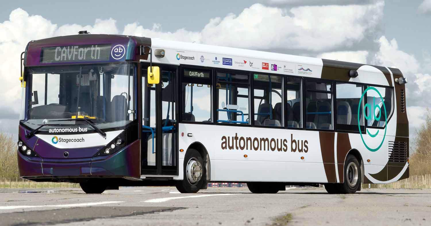 Test a Full-Size Autonomous Bus on the Road in Scotland