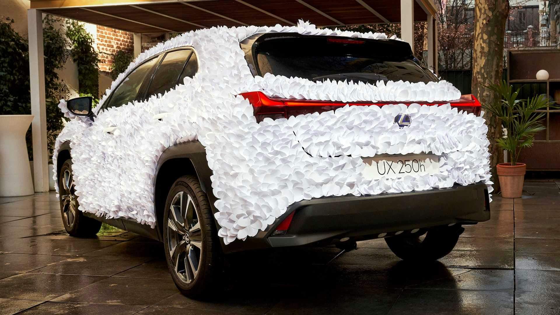 The Lexus Art Car Design Contest Winner is A UX Chock-Full of Paper Petals