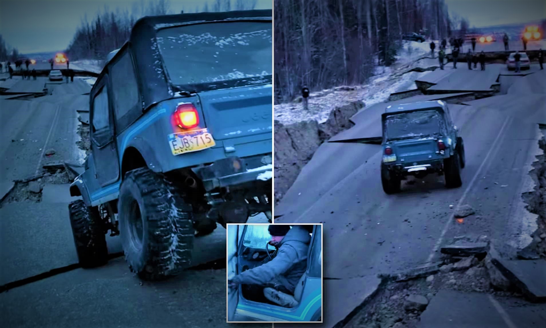 This Jeep is Not Affected by Alaska's 7.0 Earthquake