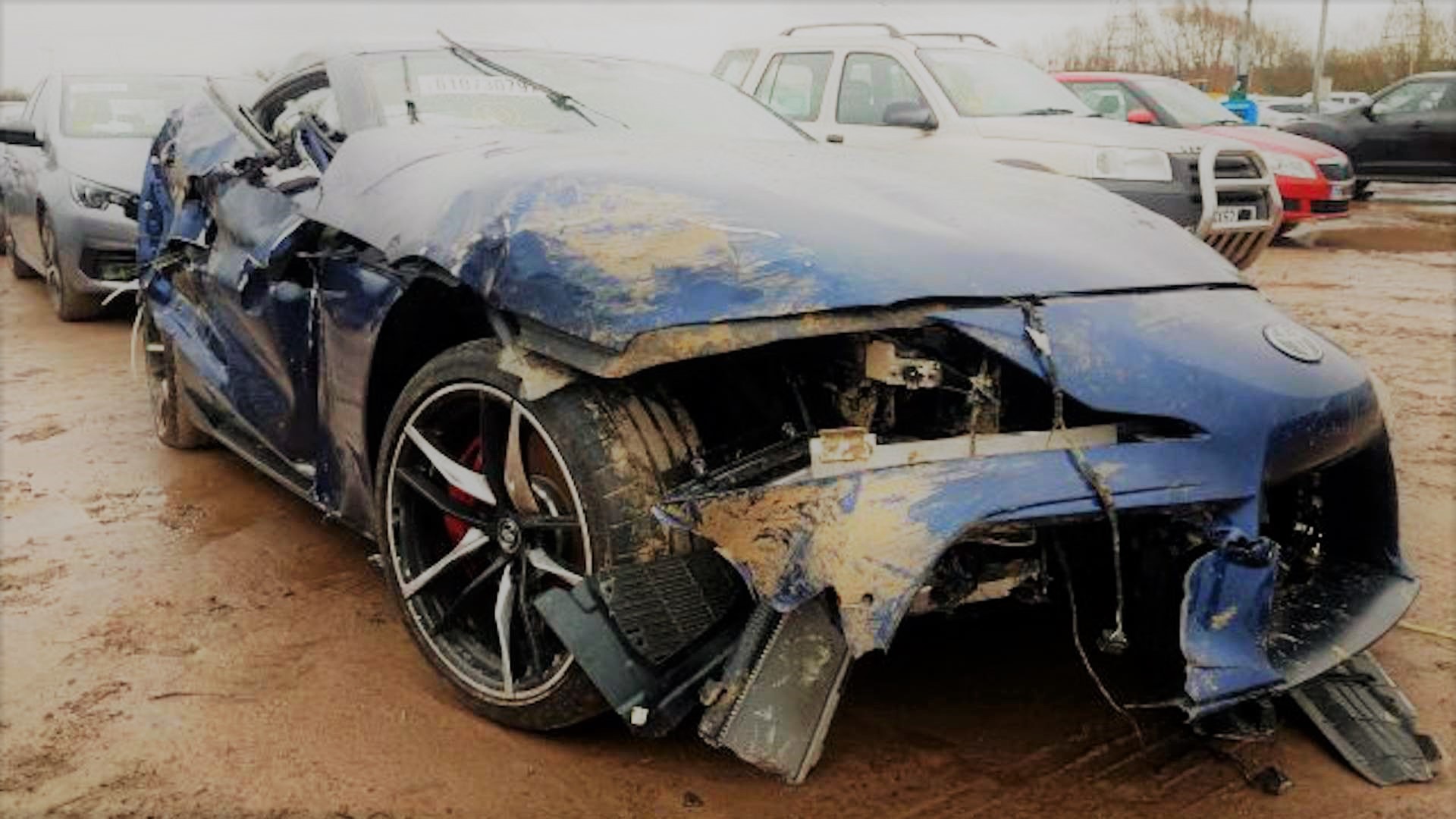 Toyota Repurposes Wrecked Supra as Training Vehicle for Techs