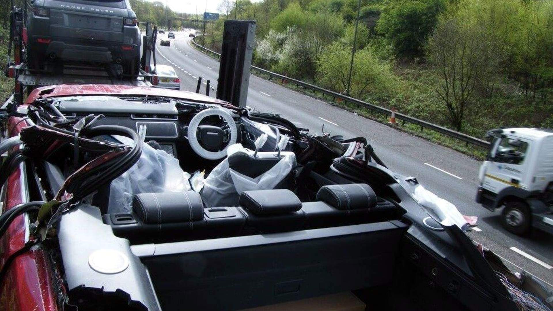 Transporter Driver accidentally invents Velar Convertible