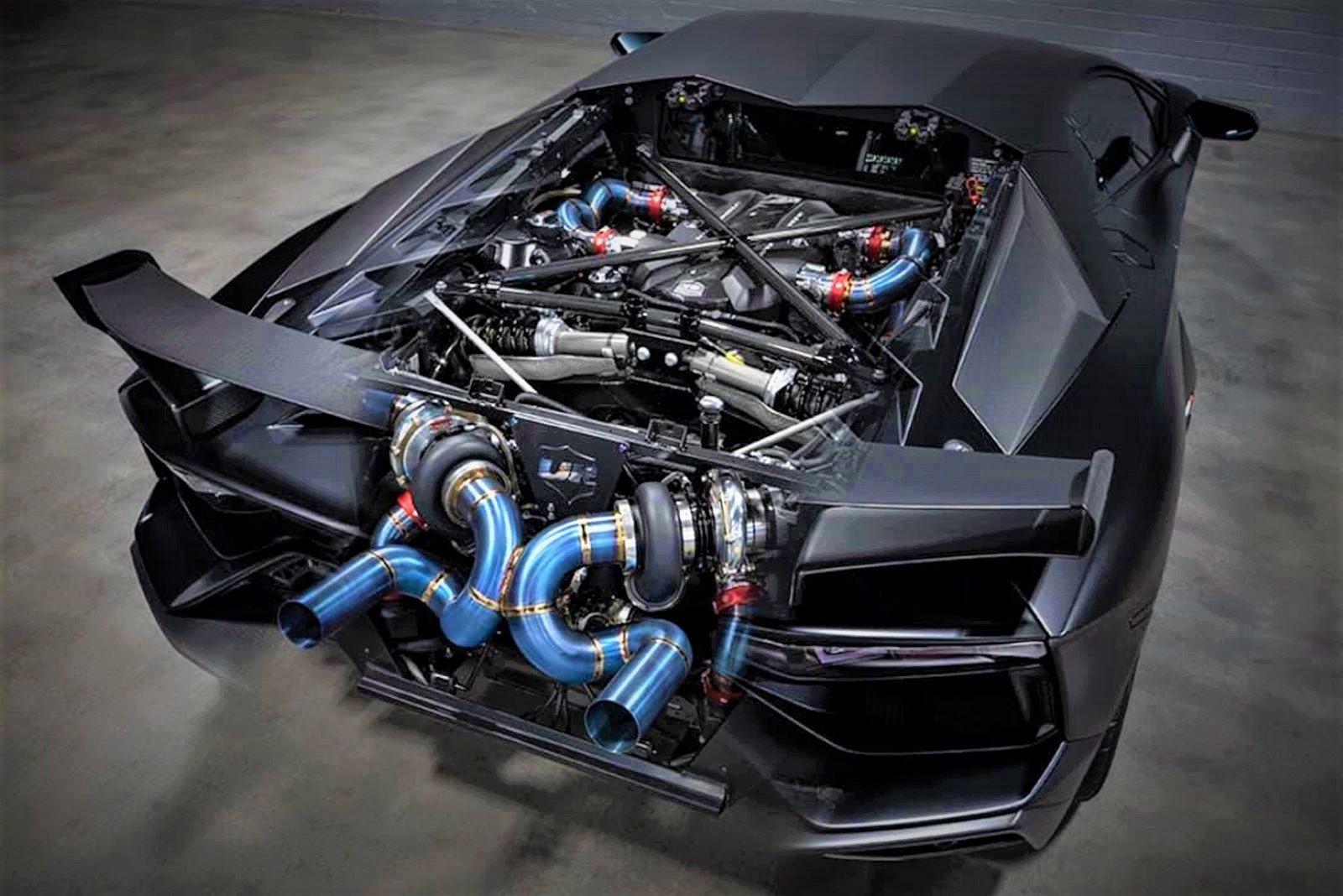 Underground Racing's first twin-turbo Lamborghini Aventador with 1200hp.