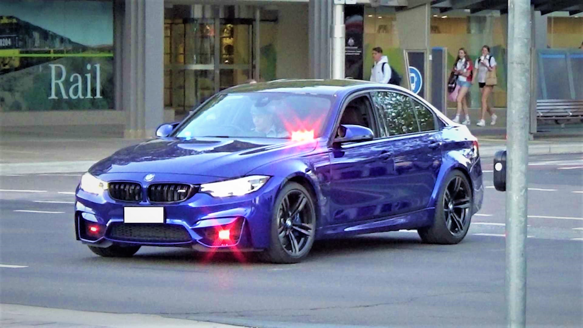 Unmarked BMW M3 Police Car Used by Australian Police