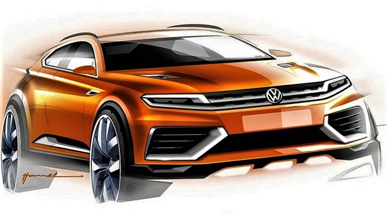 Volkswagen CrossBlue Coupe concept leaked