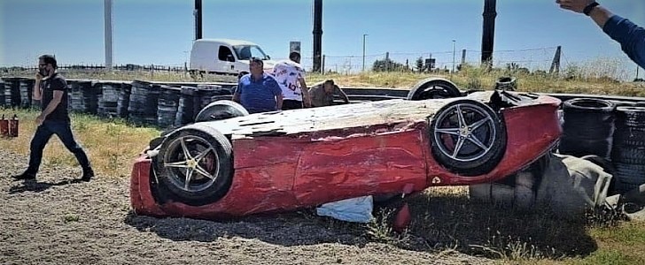 Watch In-Car Video of Ferrari Crash at Track Day. It Will Make You Sleepless