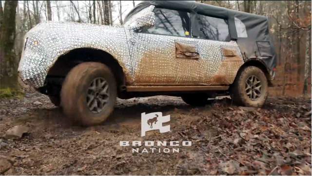 Watch this mud-testing video of the 2021 Ford Bronco