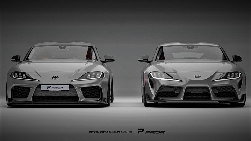 2020 Toyota Supra with Tuner Widebody Kit looks wild