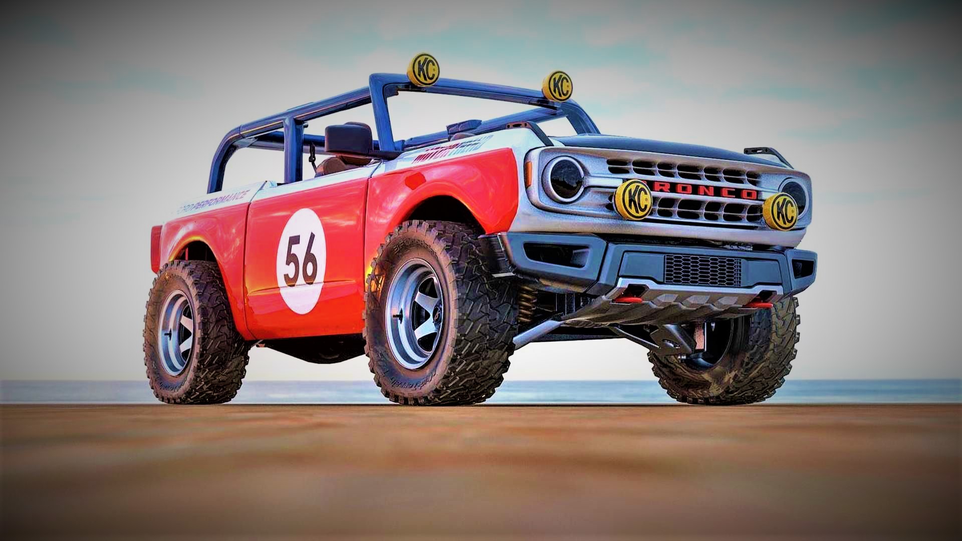 2021 Ford Bronco Redesigned to Look Like Rod Hall's Classic Baja Racer