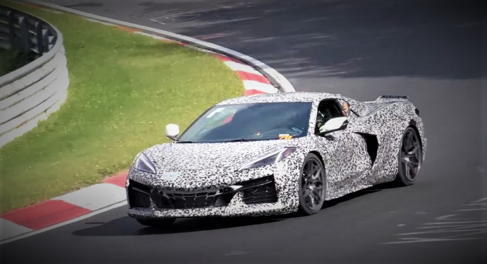 2023 Chevy Corvette Z06 Spied at The Nurburgring with Less Camo