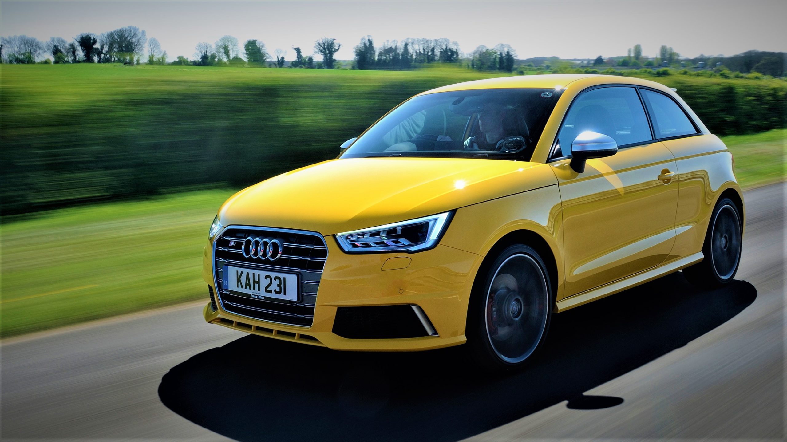 Audi S1 was spotted performing dynamic testing at the Nurburgring Nordschleife