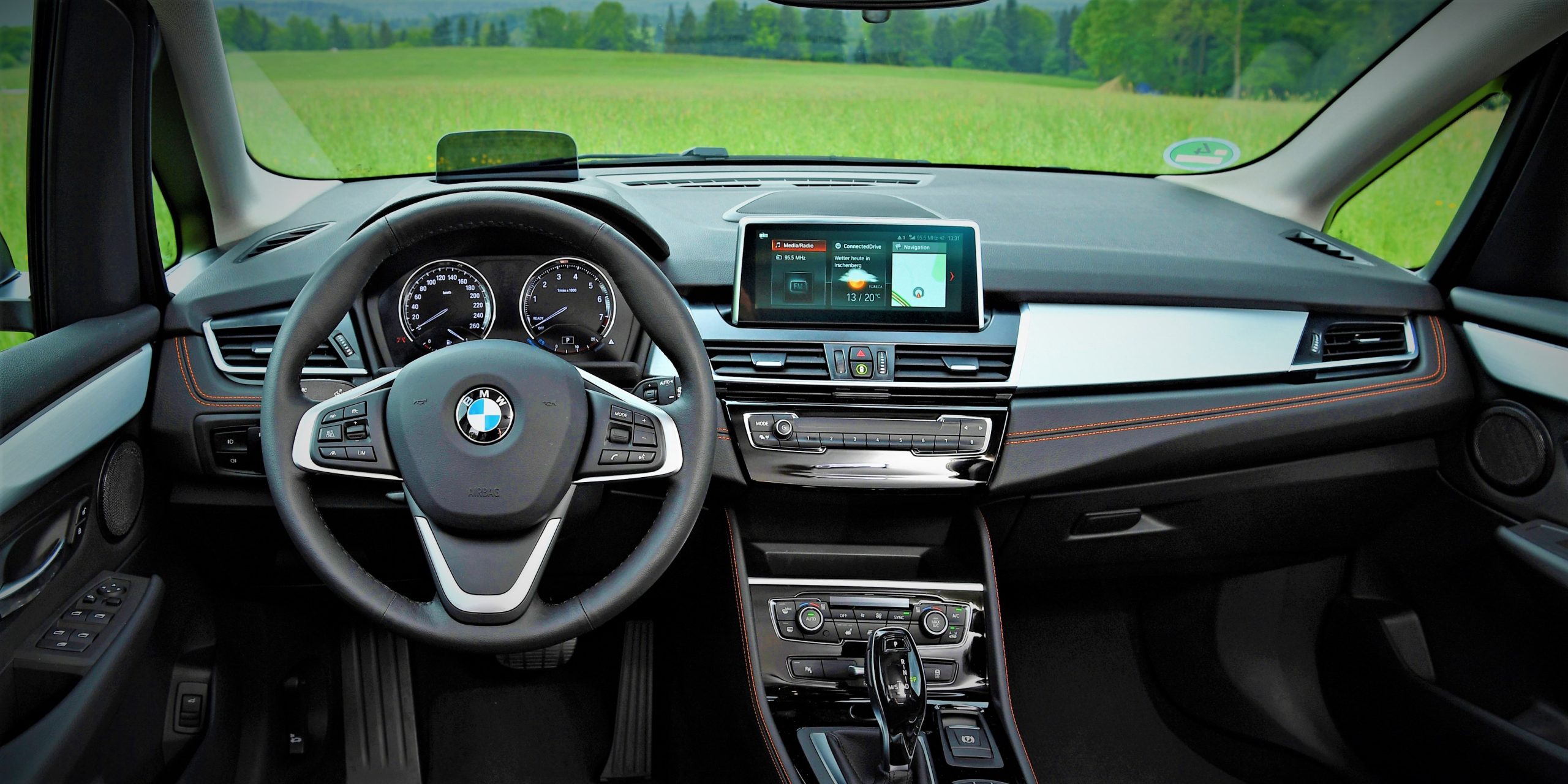 BMW 2 Series Active Tourer Shown in Its Interior