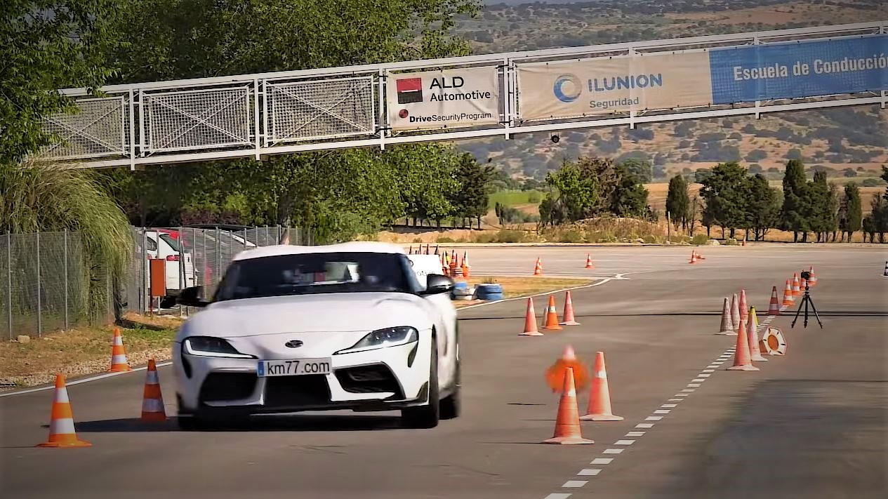 Check Out The Challenge Moose Test on the New Toyota Supra