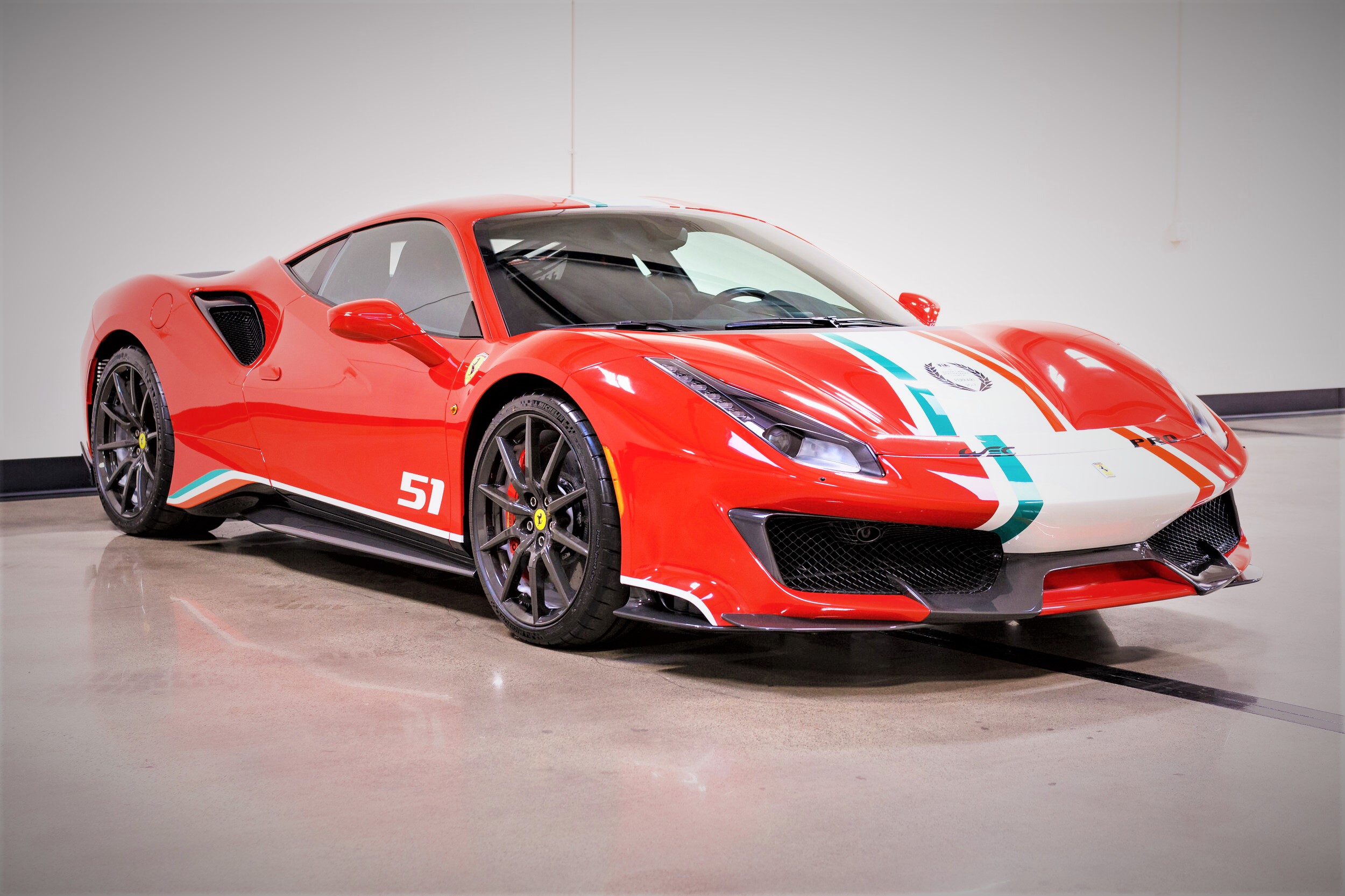 Ferrari Tailor Makes a Special 488 Pista with Racing Inspiration