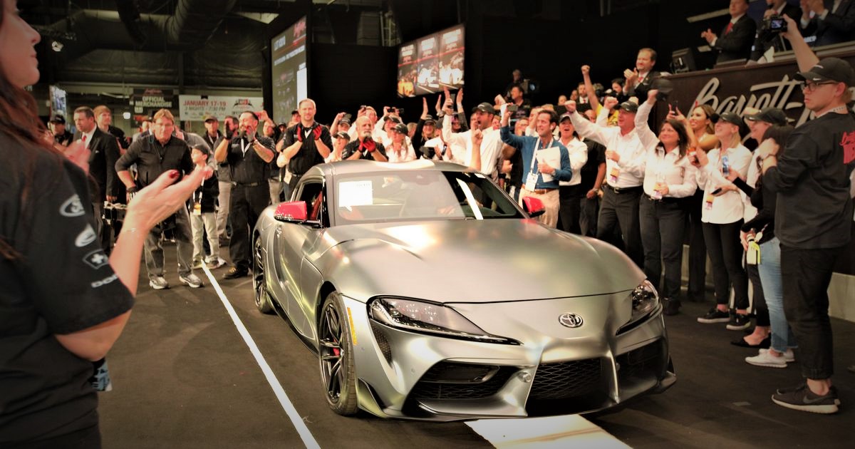 First Toyota Supra delivered to owner, $2.1M donated to charity