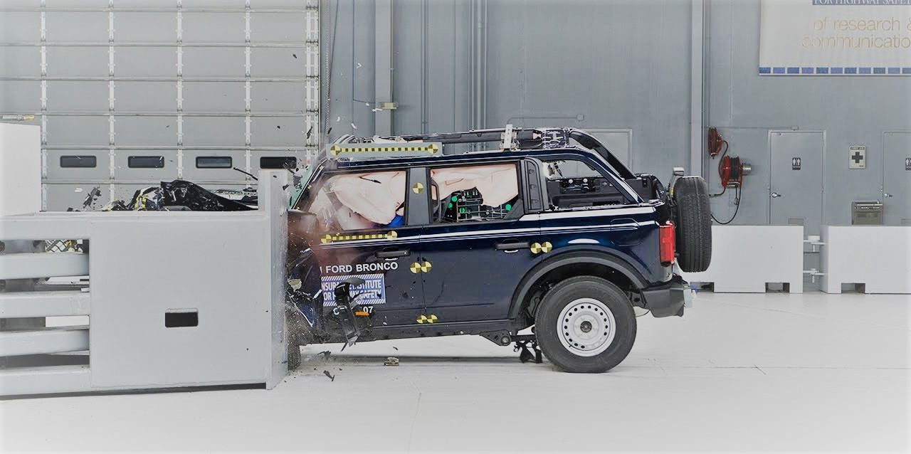 Ford Bronco Official Video Crash Test Footage Shows That It Misses Top Safety Pick